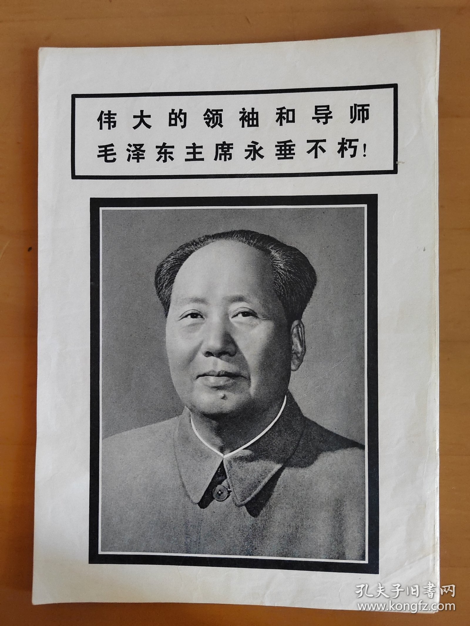 杂志赠页--毛主席像（1976年）