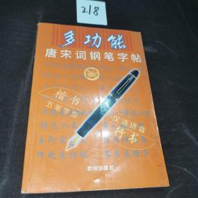 多功能唐宋词钢笔字帖