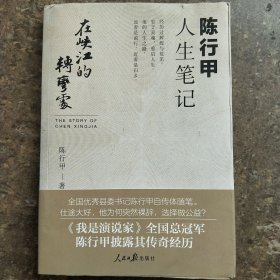 在峡江的转弯处：陈行甲人生笔记