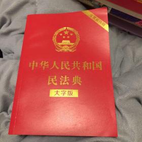 中华人民共和国民法典（大字版32开大字条旨红皮烫金）2020年6月新版