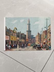 苏联版中国事物明信片：上海南京路