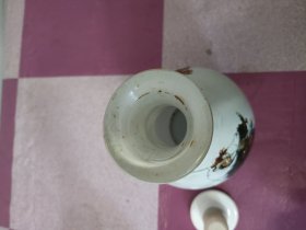 林冲图玻璃酒瓶