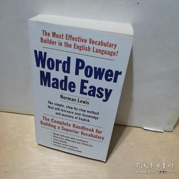 Word Power Made Easy: The Complete Handbook for Building a Superior Vocabulary 英文原版