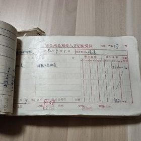 1982年九月平顶山面粉厂会计凭证