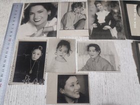 八十年代中外明星剪报图片(有杨澜,沈培艺,陈肖依等)九张合售