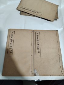 三希堂赵子昂法帖，民国14年 线装上下册