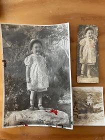 老照片：民国青岛中山公园儿童（1942年）