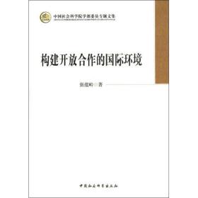 构建开放合作的国际环境 社会科学总论、学术 张蕴岭 新华正版