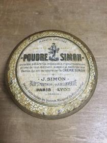 民国时期法国Poudre simon西蒙粉饼（未拆封）