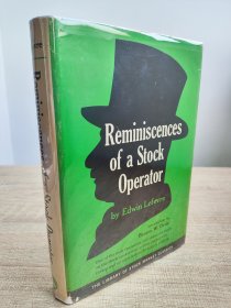 （精装版，国内现货，保存良好）Reminiscences of a Stock Operator Edwin Lefèvre Jesse Livermore 利弗莫尔 英文原版 股票大作手回忆录 经典之作