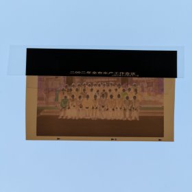 彩色照片底片：二00二年全市水产工作会议的底片 （B013-4） 共1张合售 档案盒I