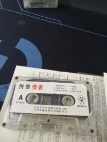 《翟惠民专集 悔恨的情歌》老磁带，北京市青少年音像出版社出版