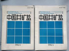 中国井矿盐1990年3.6期 2本合售