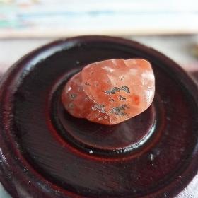 奇石！包真南红原矿！长1.8厘米，珠子，纯天然南红玛瑙，