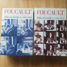 Michel Foucault / Dits et Ecrits, tome 1 : 1954-1975 + tome 2 : 1976 - 1988  《福柯言述集》（两厚册，全本） 法文原版