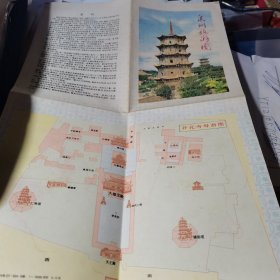 泉州旅游图 1980年一版一印、 8开