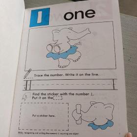 Numbers 1 to 10 (Kindergarten, Little Golden Book) 从1到10（金色童书,学龄前练习册）