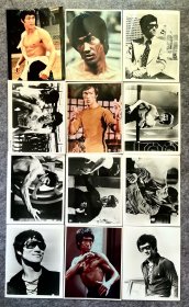 李小龙高清10寸大照片（国外版）12张 bruce lee