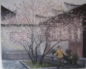 韦竟明作品（有合影）中国著名油画家