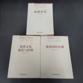 集团文化建设与管理（第3版）、集团风险控制、集团管控（第4版） 3本合售