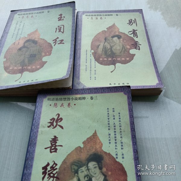 明清艳情禁毁 玉闺红，别有香，欢喜缘