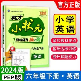 英才小状元 同步优化练与测 六年级 下册 英语 人教版