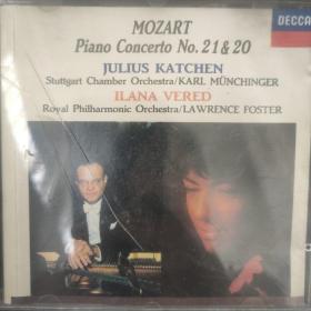 MOZART:Piano Concerto Nos:21&20 CD莫扎特第20.21号钢琴协奏曲