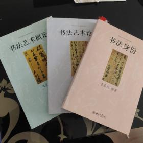 书法身份（王岳川）+书法艺术论集（金开诚）+书法艺术概论（刘正成），三册合售，2009年北京大学出版社出版，爱书人私家藏书保存完好，内页干净整洁，品相实拍如图，正版现货