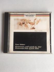 日本版CD德国泰斗级钢琴大师迪特蔡锡林/舒伯特《钢琴奏鸣曲》Schubert-SonataIn,/Sonata,D.537.D.960