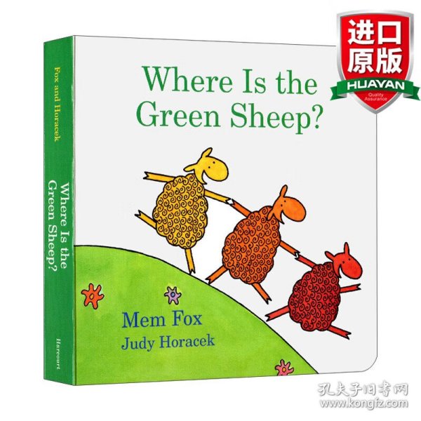 Where Is the Green Sheep? (BB)绿色的小羊在哪里？ 英文原版