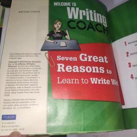 PRENTICE HALL WRITING COACH GRADE 12 译文：普伦蒂斯堂写作教练12年级 精装实物图