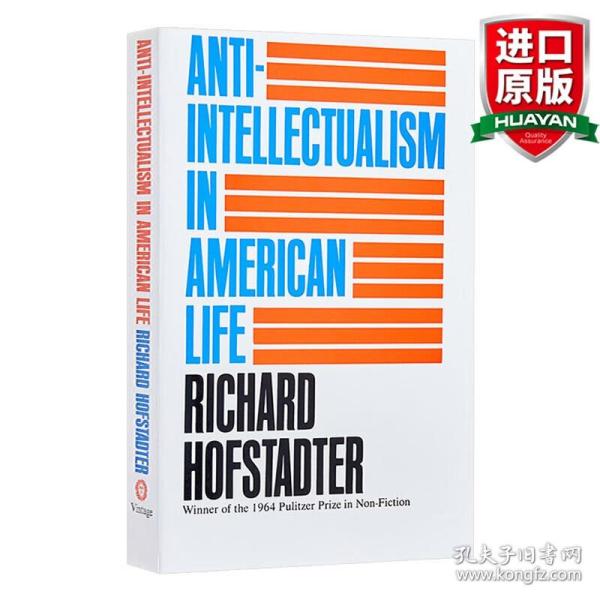 英文原版 Anti-Intelectualism/American 反智主义/美国人 英文版 进口英语原版书籍