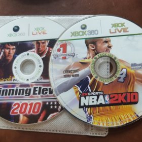 XBOX360光盘 winning eleven2010 XBOX360光盘 NBA2K10