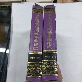 中国民族民间乐器曲集成安徽卷，上下册