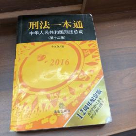 刑法一本通：中华人民共和国刑法总成（第十二版）