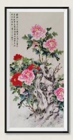 范璞 小四尺 ​125*60 牡丹