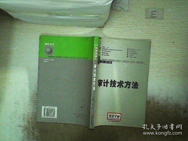 2014年高级审计师考试教材审计技术方法（沿用2013年版）