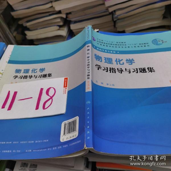 全国高等学校药学专业第七轮规划教材（药学类专业用）：物理化学学习指导与习题集（第3版）