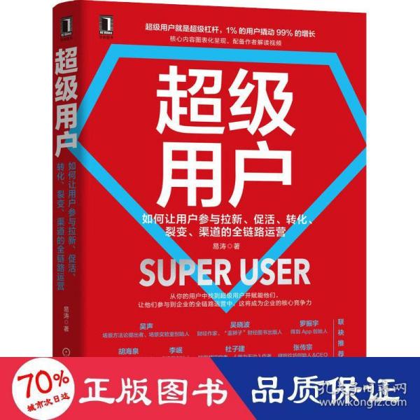 超级用户：如何让用户参与拉新 促活 转化 裂变 渠道的全链路运营