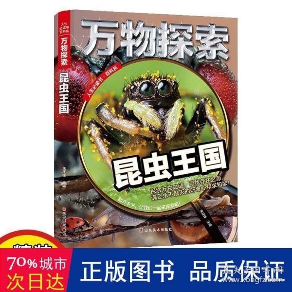 万物探索实景超清图精装版昆虫王国青少版科普类中小学生8~16岁课外书籍人生必读书百科系