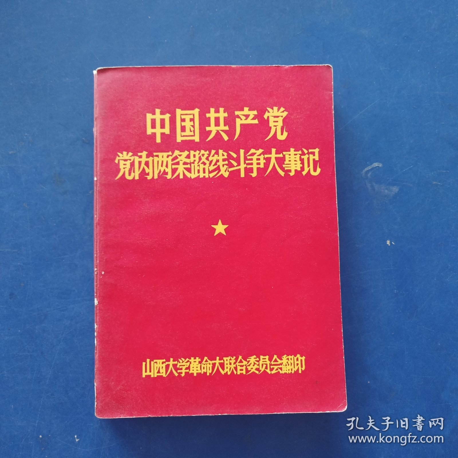 中国共产党党内两条路线斗争大事记 后几张有印渍看图，可以阅读