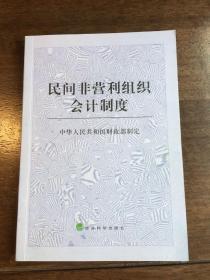 民间非盈利组织会计制度