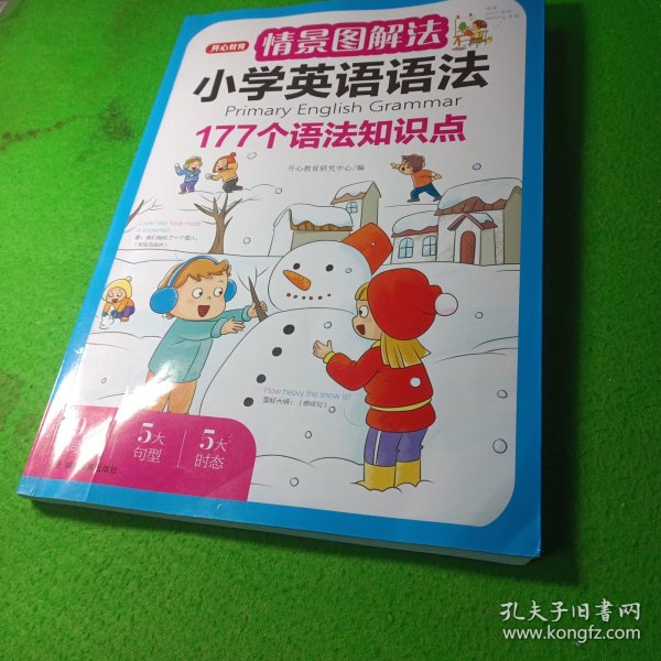 情景图解法小学英语语法视频讲解版三四五六年级思维导图学音标单词句型公式词性时态大全 开心教育