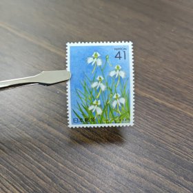 日本邮票1991年东京都兰科植物大鹭草R1051全新乡土地方花草木