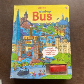 Wind-UpBus 轨道玩具书 精装大开本 书角磕碰 介意勿拍