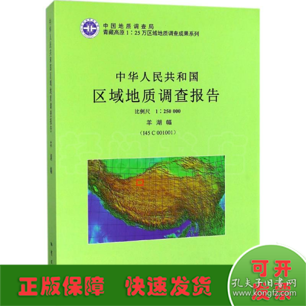 中华人民共和国区域地质调查报告（比例尺1：250000 羊湖幅I45 C 001001）