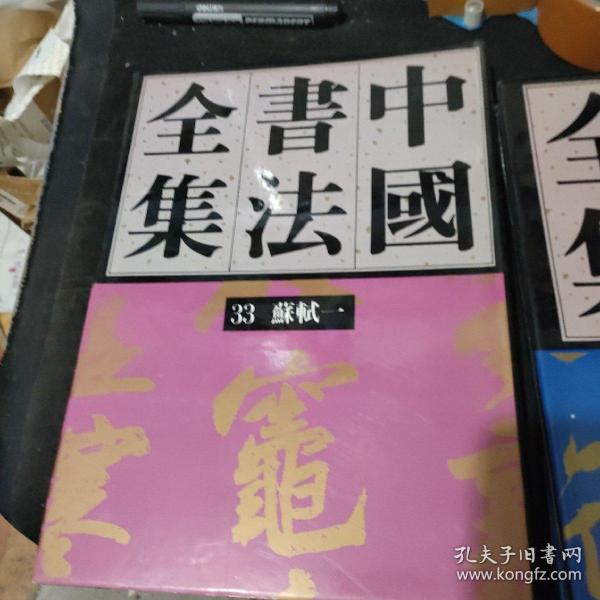 中国书法全集第33卷 苏轼（一）