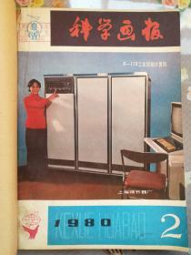 1980年《科学画报》合订本2、5、6、8、9、10、12合售