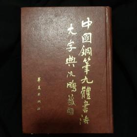 《中国钢笔九体书法大字典》精装 王宝澒 龚美华 编 华夏出版社 私藏 书品如图