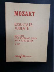 Mozart exsultate jubilate （英文曲谱共庆欢乐）